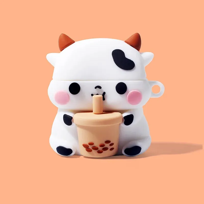 Cute Cartoon Silicone AirPods Case