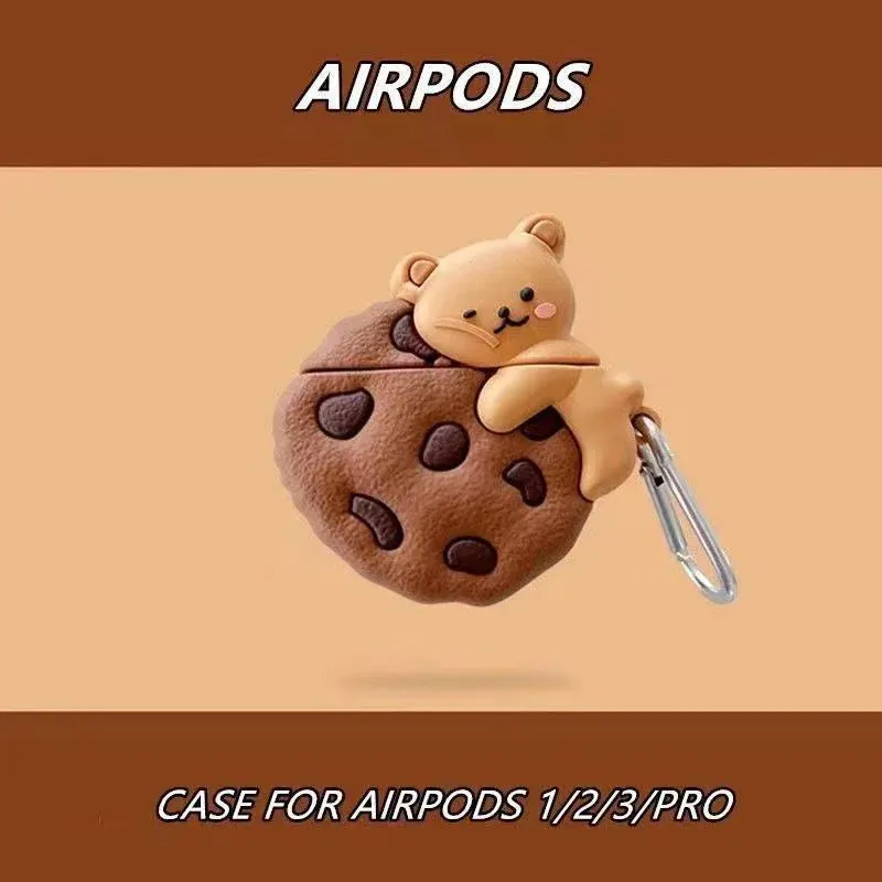 Cute Cartoon Silicone AirPods Case