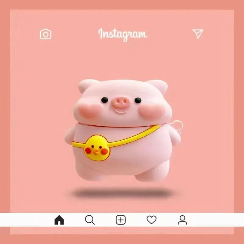 Cute Cartoon Silicone AirPods Case