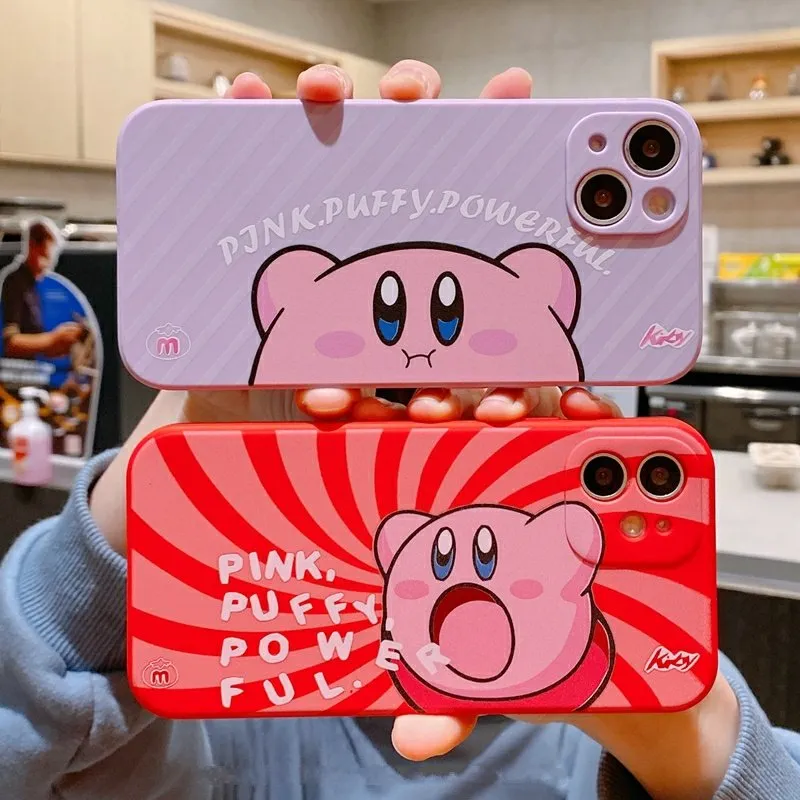 Cute Couple Star Kirby iPhone Case