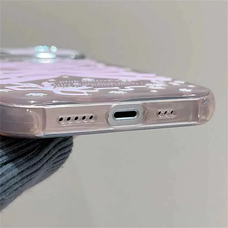 Cute Phone Cases for iPhone 12, 13, 14, and 15 Pro Max - Ribbon Bow Soft Cover - TSP462