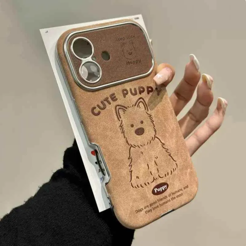 Cute Phone Cases for iPhone 16, 15, 14, 13, 12, 11 Pro Max Plus - Western Highland Dog - TSP330