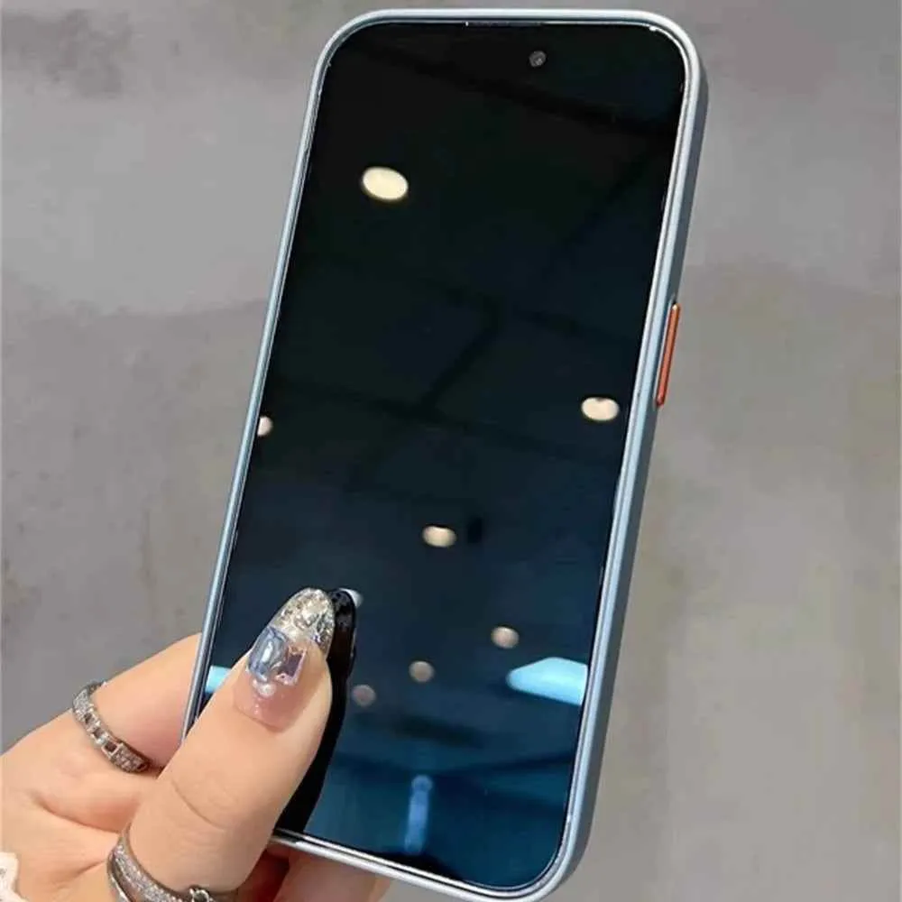 Cute Phone Cases For iPhone 16, 15, 14 Plus, 12, and 13 Pro Max - Striped Matte Magnetic Hard Cover - TSP414