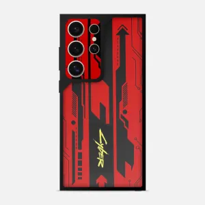 Cyber Red Bumper Mobile Cover