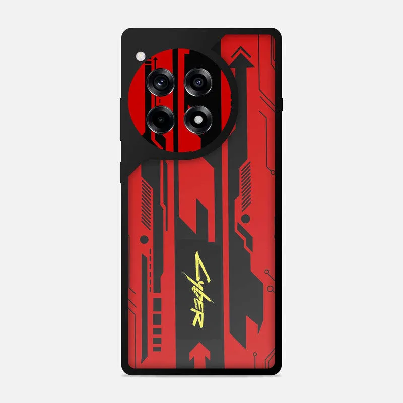 Cyber Red Bumper Mobile Cover