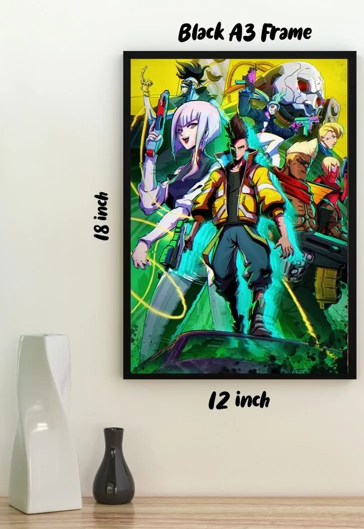 Cyberpunk Anime Poster