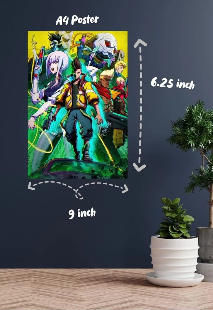 Cyberpunk Anime Poster