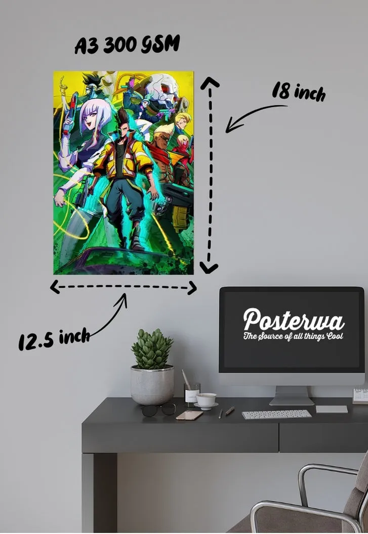 Cyberpunk Anime Poster