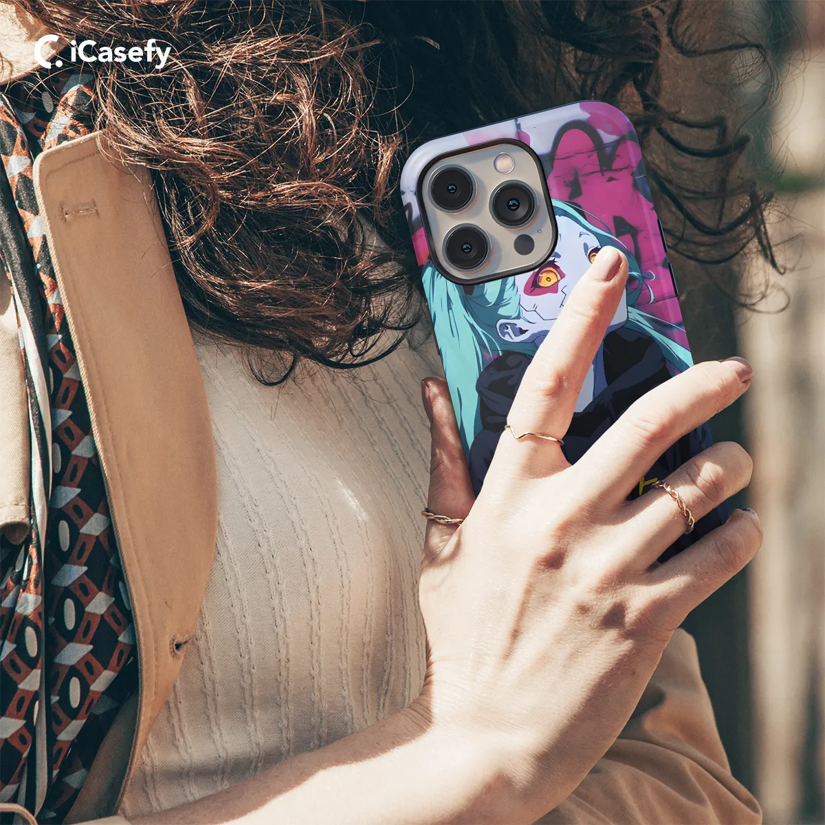 Cyberpunk Edgerunners Anime Rebecca Phone Case iPhone Samsung Cover Pixel 689