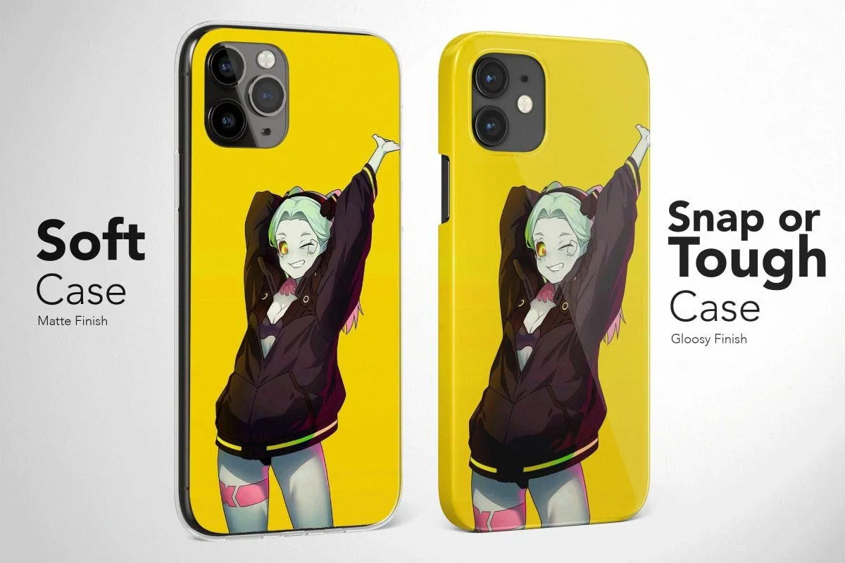 Cyberpunk Phone Case Anime Rebecca Japanese Manga
