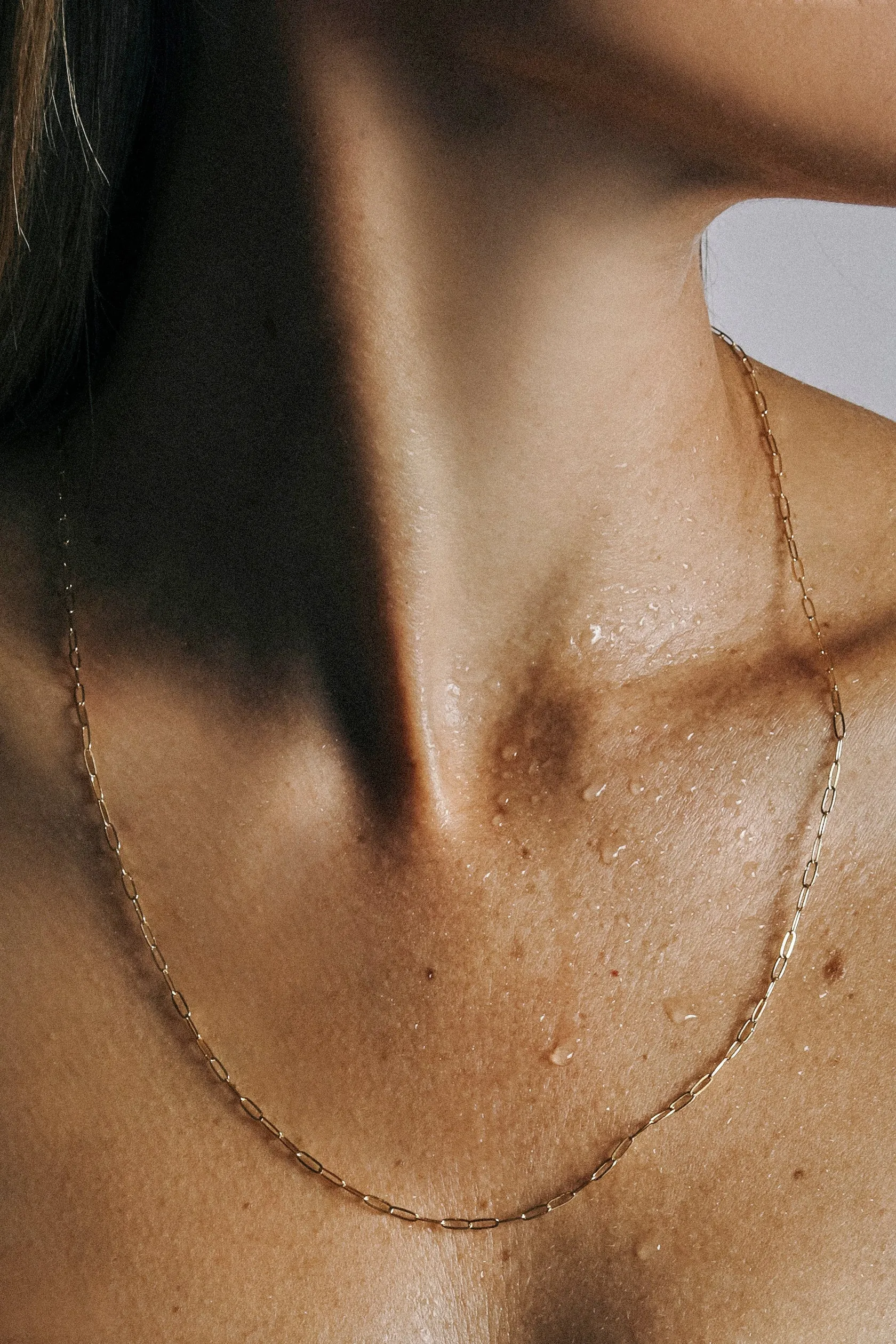 Dainty Paperclip Chain Necklace