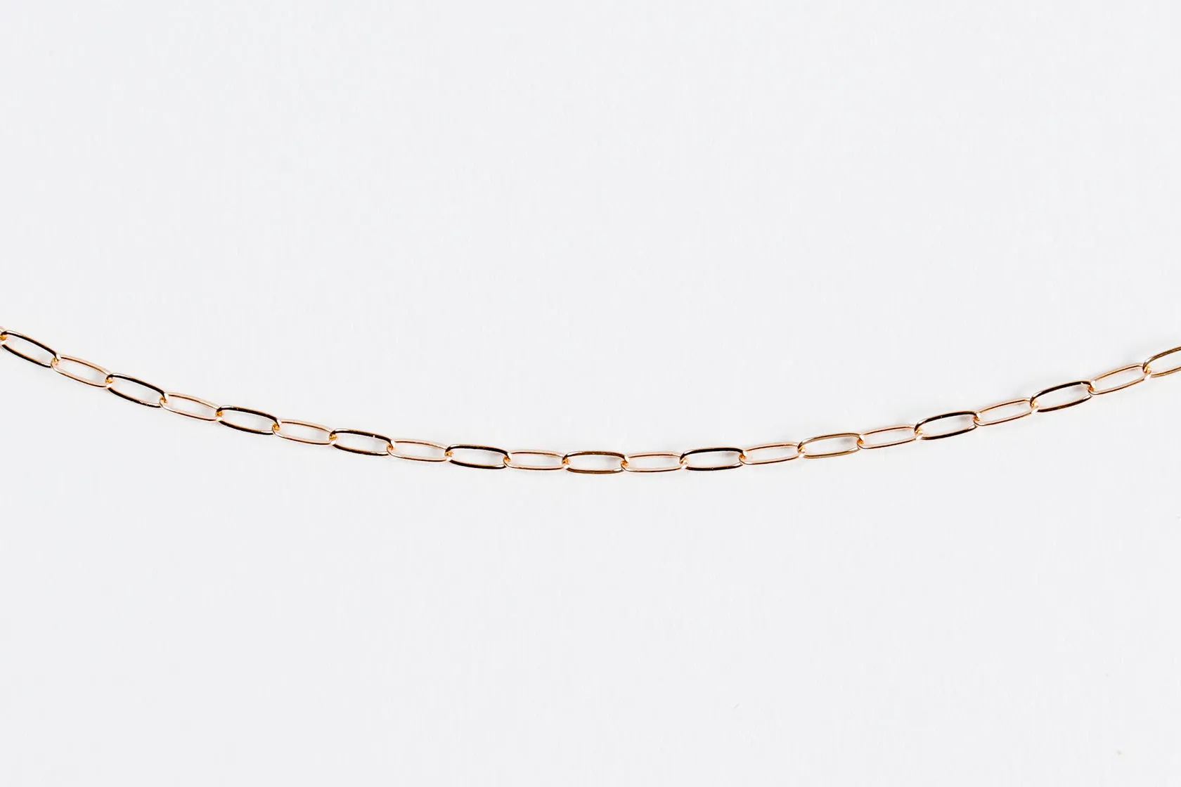 Dainty Paperclip Chain Necklace