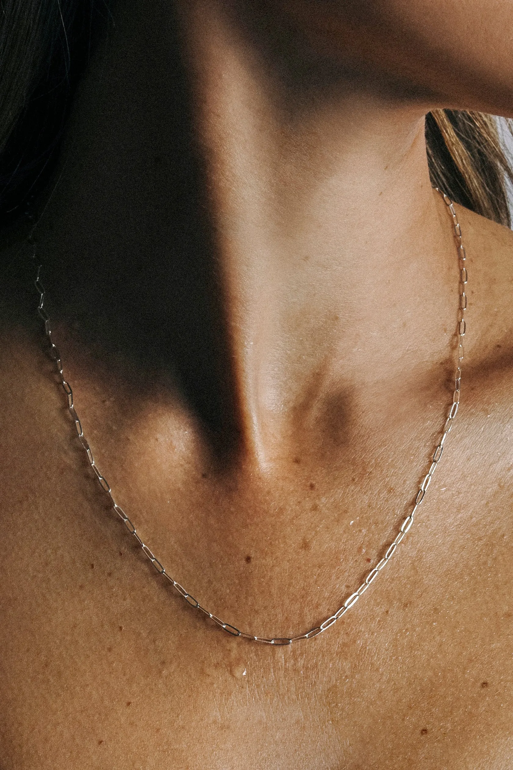 Dainty Paperclip Chain Necklace