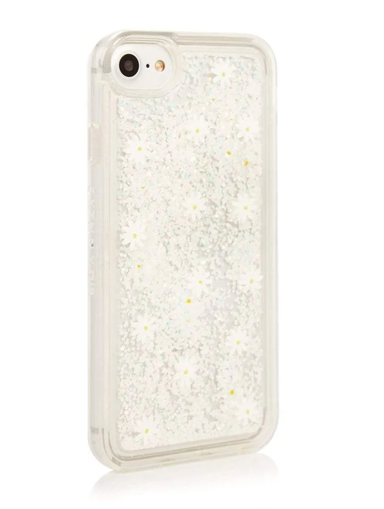 Daisy Liquid Glitter Case