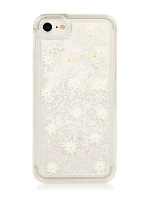 Daisy Liquid Glitter Case