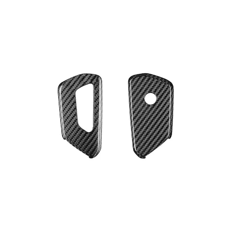 Deluxe Real Pure Carbon Fiber Key Cover Case for Compatible Models