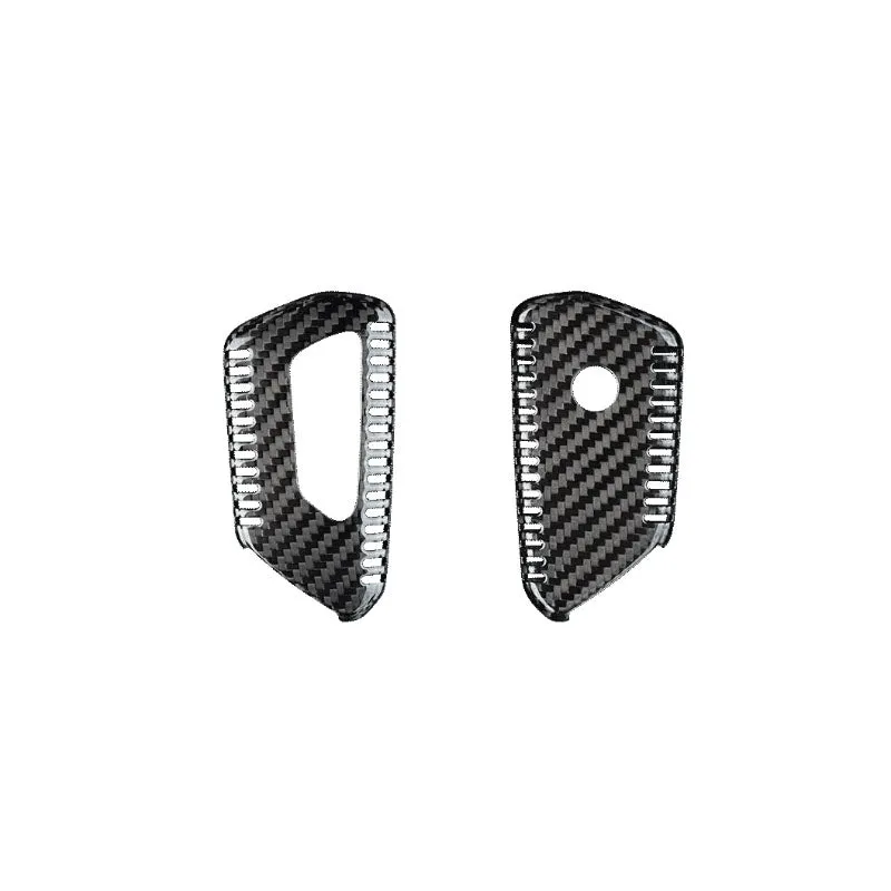 Deluxe Real Pure Carbon Fiber Key Cover Case for Compatible Models