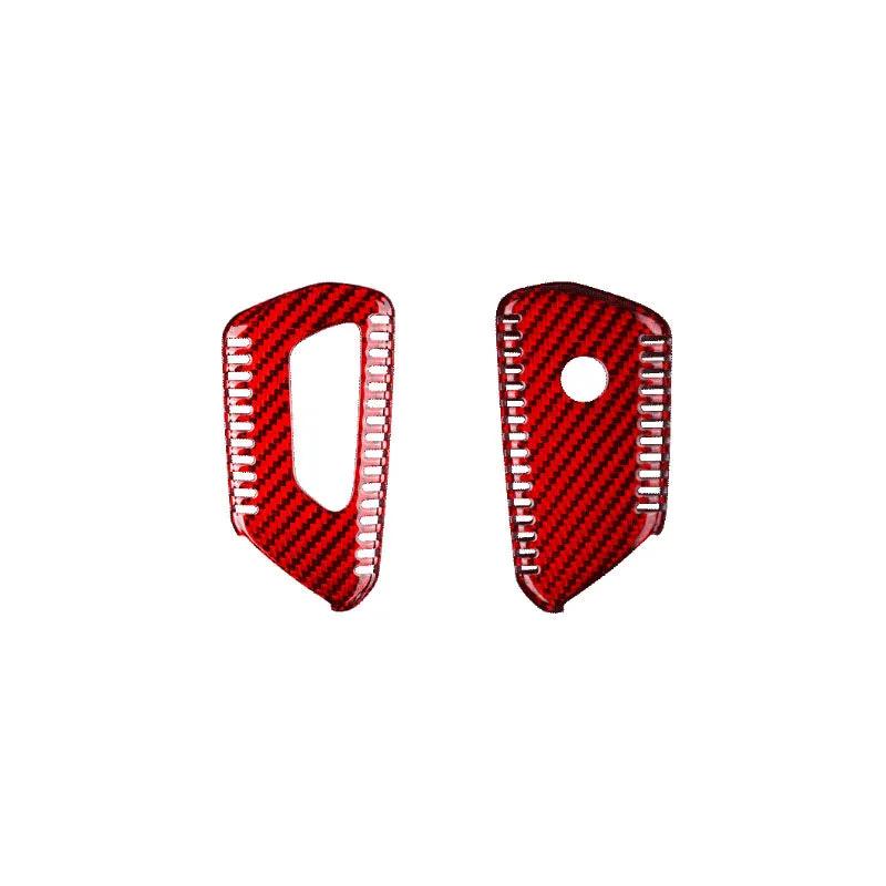 Deluxe Real Pure Carbon Fiber Key Cover Case for Compatible Models