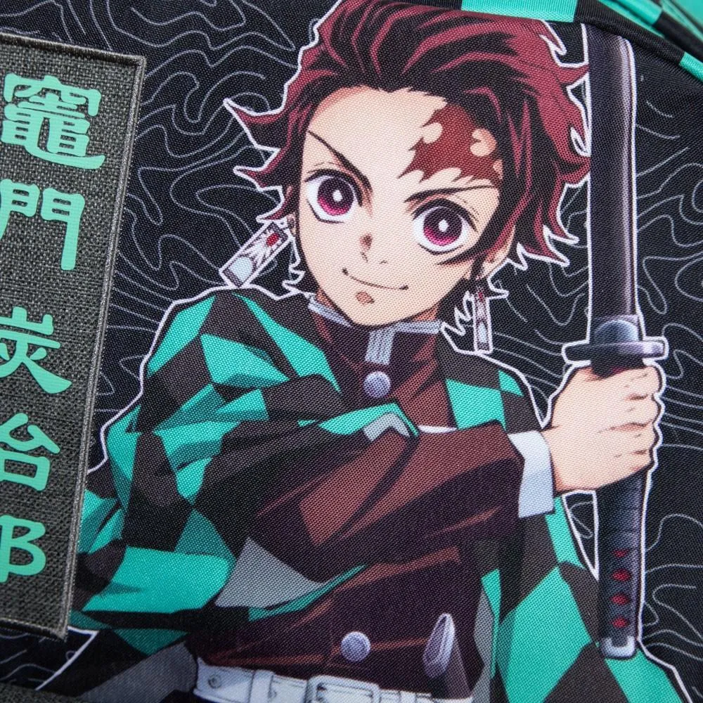 Demon Slayer Tanjiro Kamado Kimono Checker Character Backpack