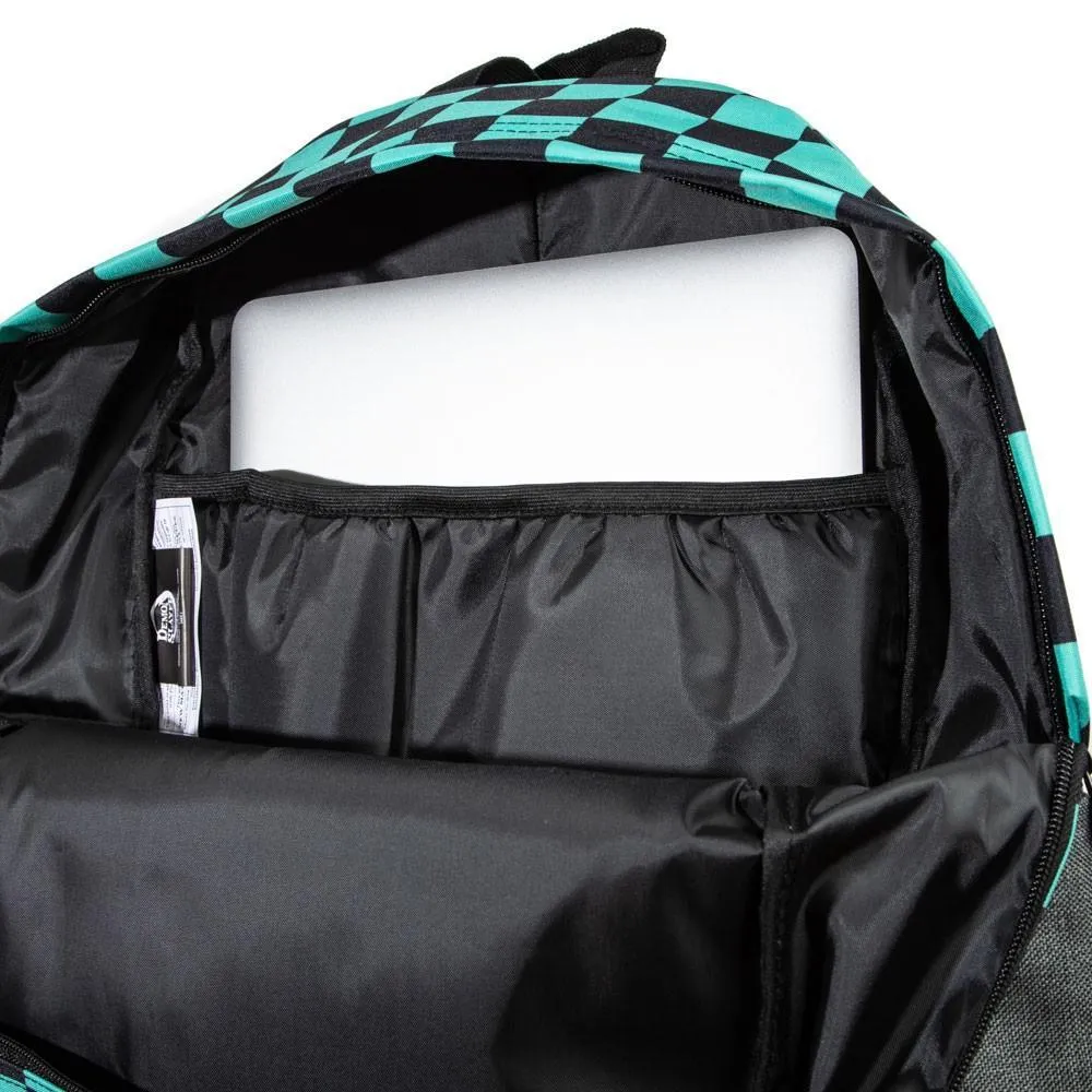 Demon Slayer Tanjiro Kamado Kimono Checker Character Backpack