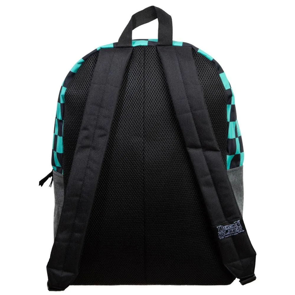 Demon Slayer Tanjiro Kamado Kimono Checker Character Backpack