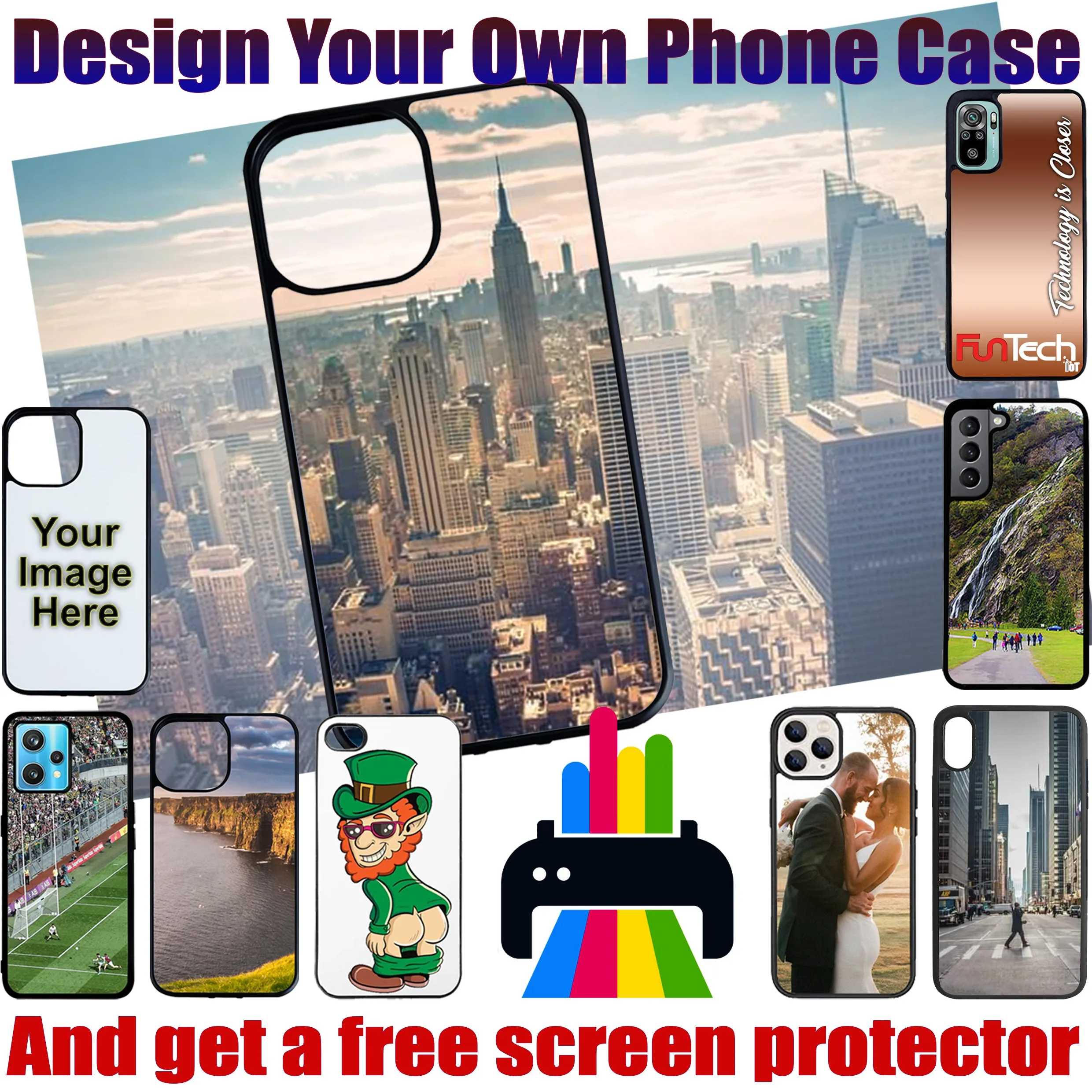 Design Your Own Phone Case And get a free screen protector