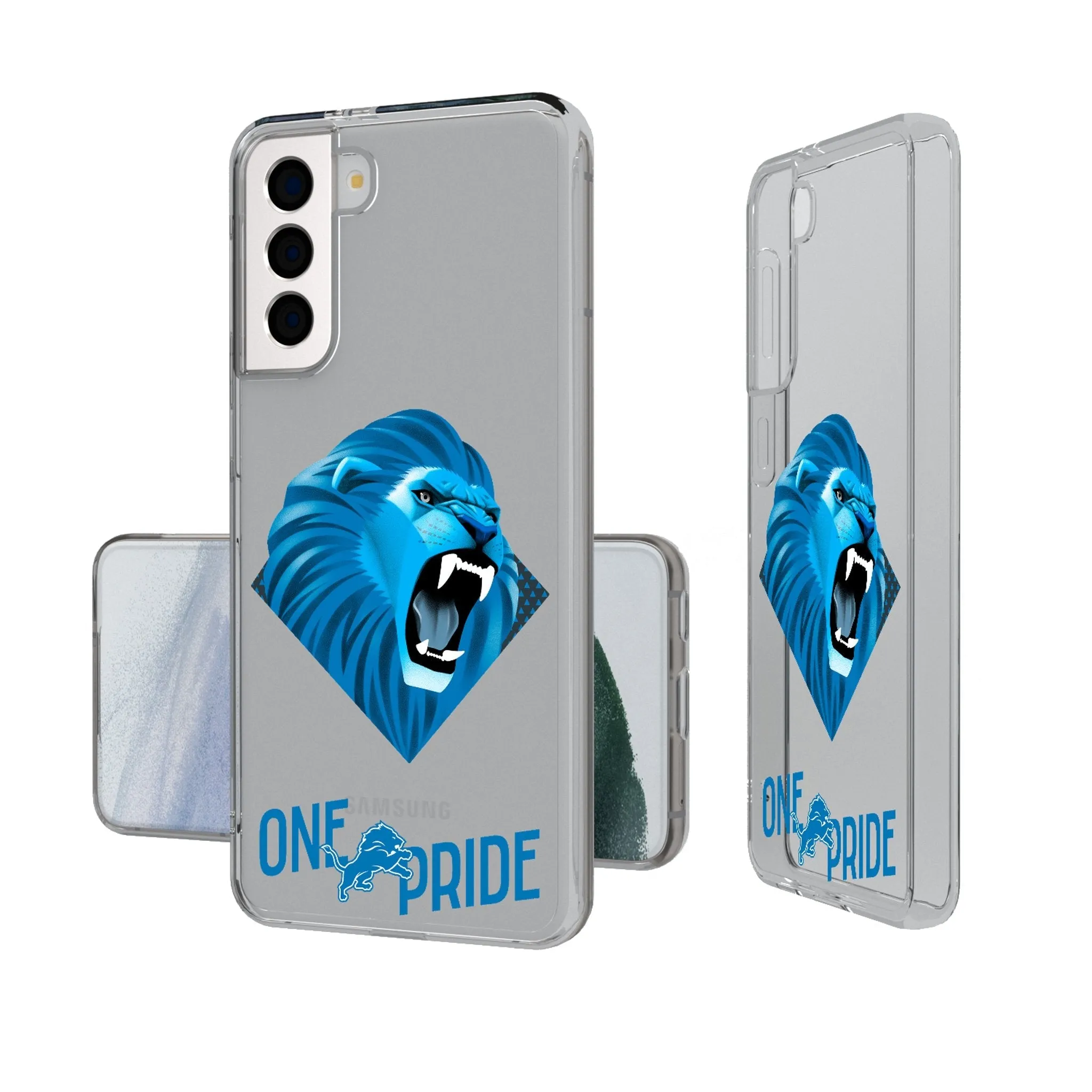 Detroit Lions 2024 Illustrated Limited Edition Clear Phone Case