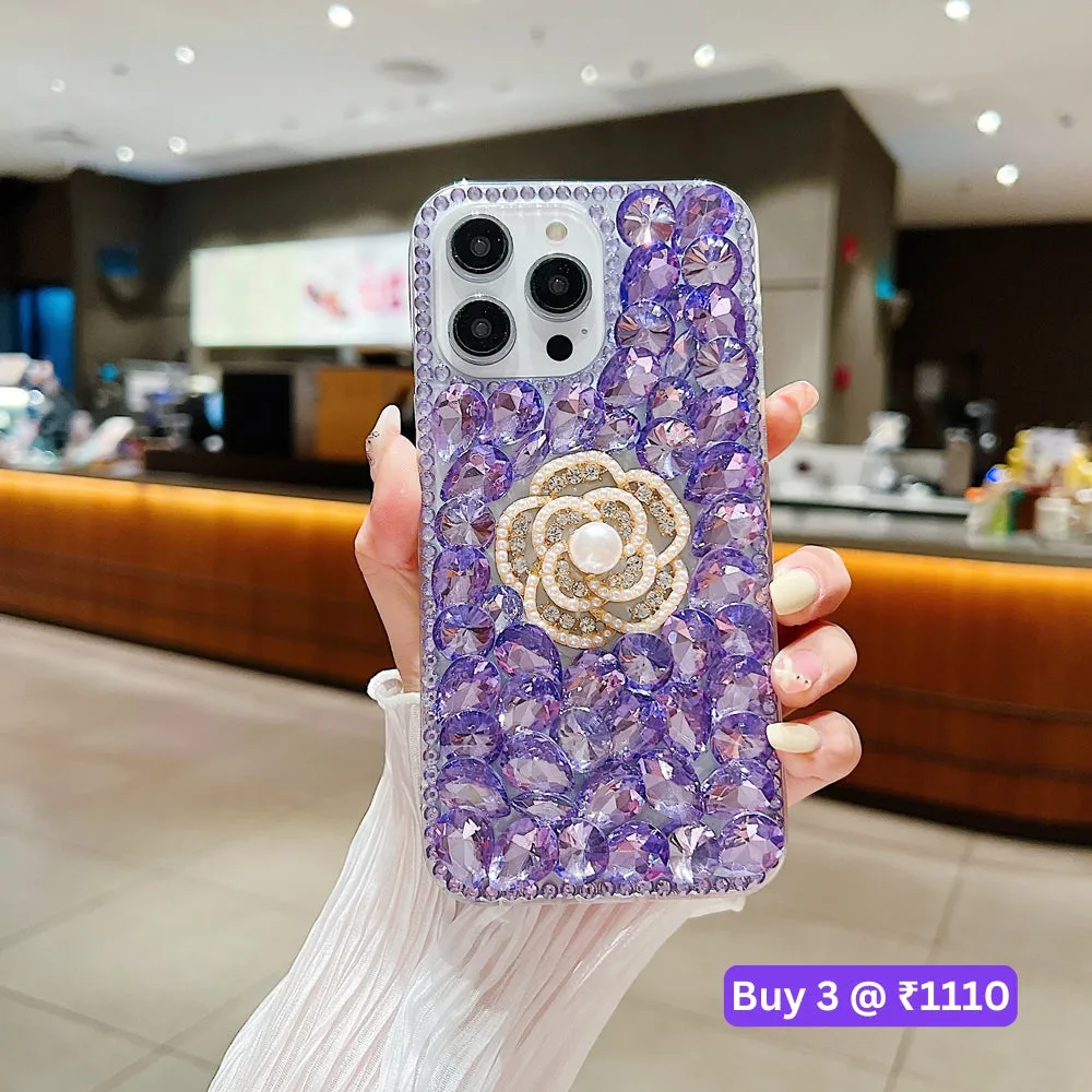 Diamond Flower TPU (Soft) | PC (Hard) Case - OnePlus Nord CE 3 Lite