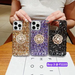 Diamond Flower TPU (Soft) | PC (Hard) Case - OnePlus Nord CE 3 Lite