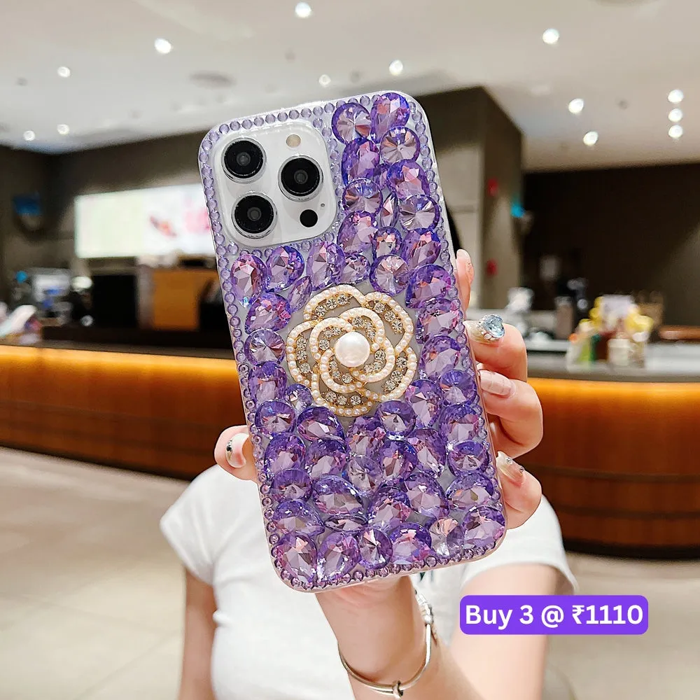 Diamond Flower TPU (Soft) | PC (Hard) Case - OnePlus Nord CE 3 Lite