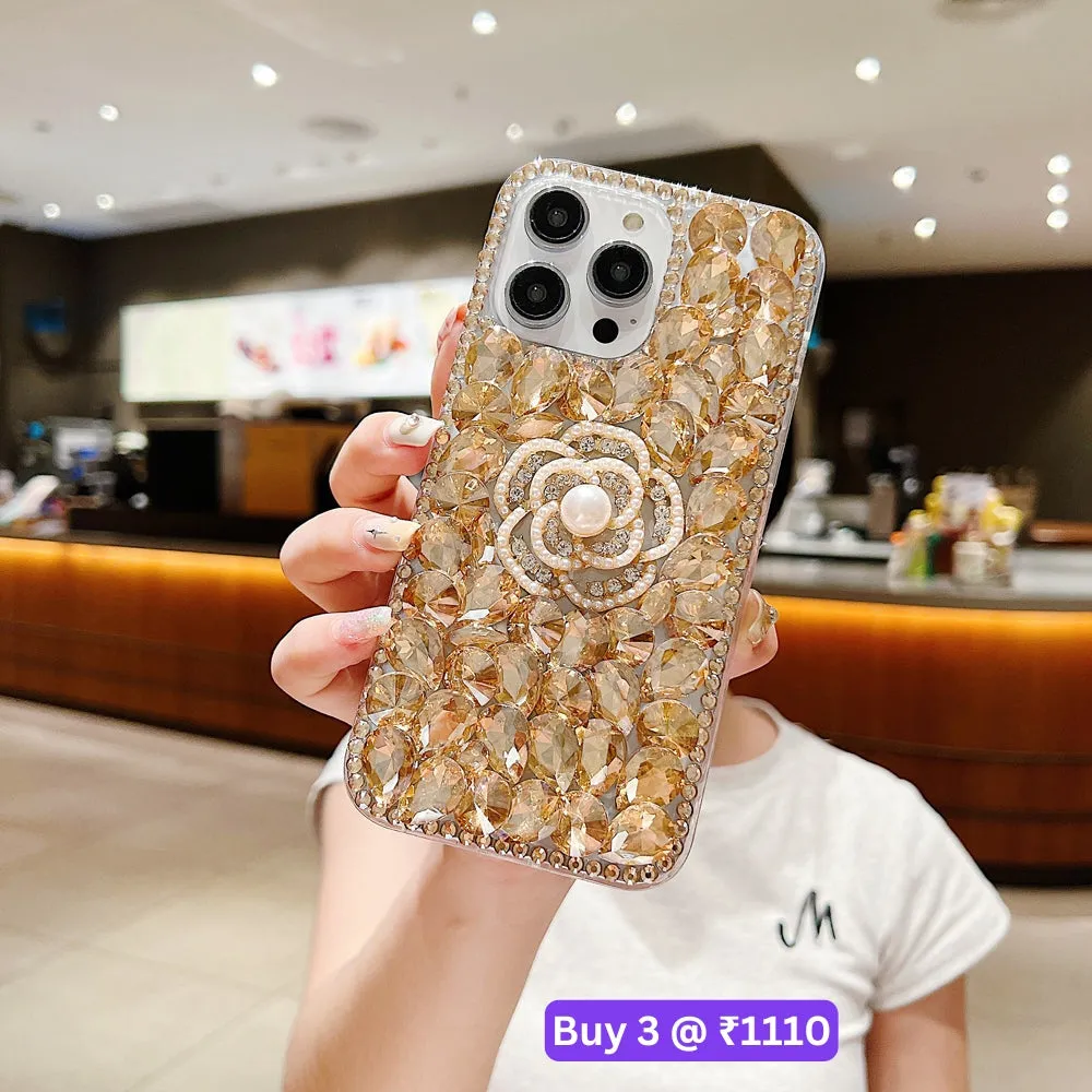 Diamond Flower TPU (Soft) | PC (Hard) Case - OnePlus Nord CE 3 Lite