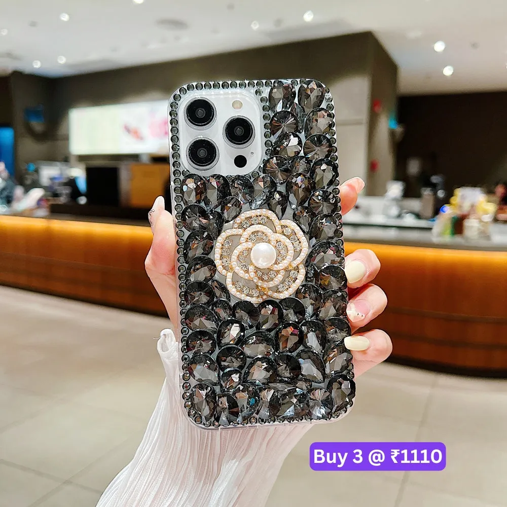 Diamond Flower TPU (Soft) | PC (Hard) Case - OnePlus Nord CE 3 Lite