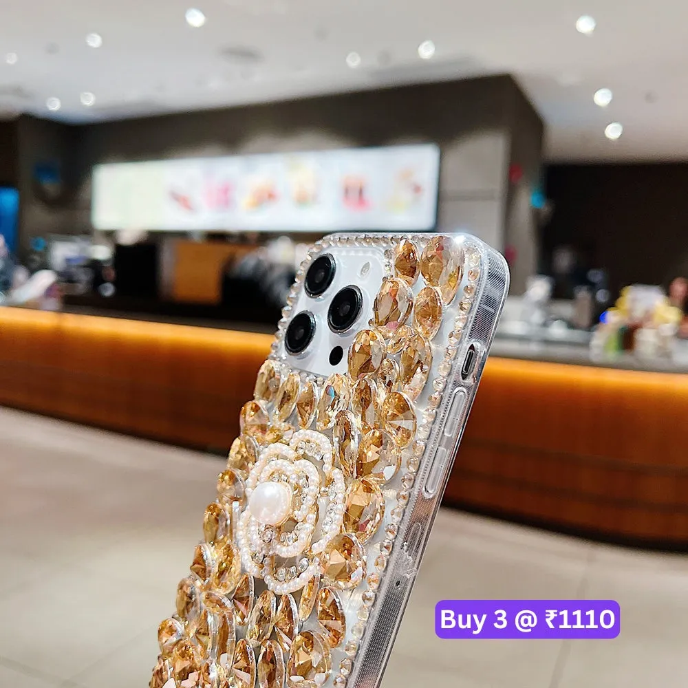 Diamond Flower TPU (Soft) | PC (Hard) Case - OnePlus Nord CE 3 Lite