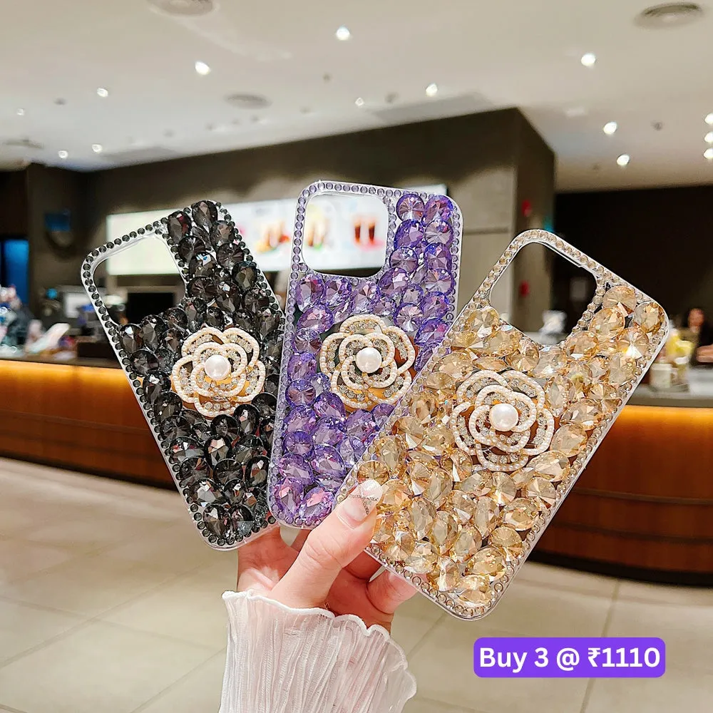 Diamond Flower TPU (Soft) | PC (Hard) Case - OnePlus Nord CE 3 Lite