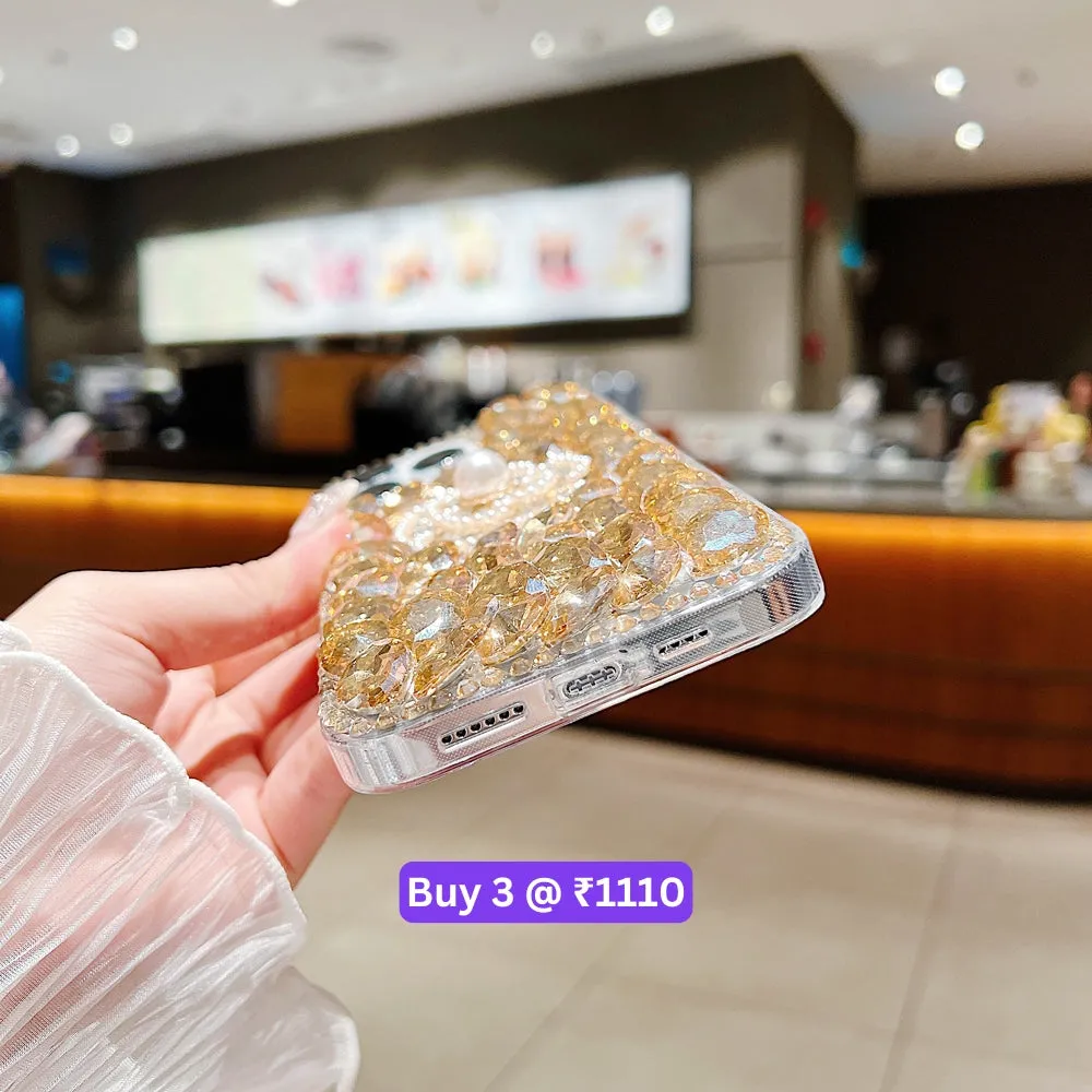 Diamond Flower TPU (Soft) | PC (Hard) Case - OnePlus Nord CE 3 Lite