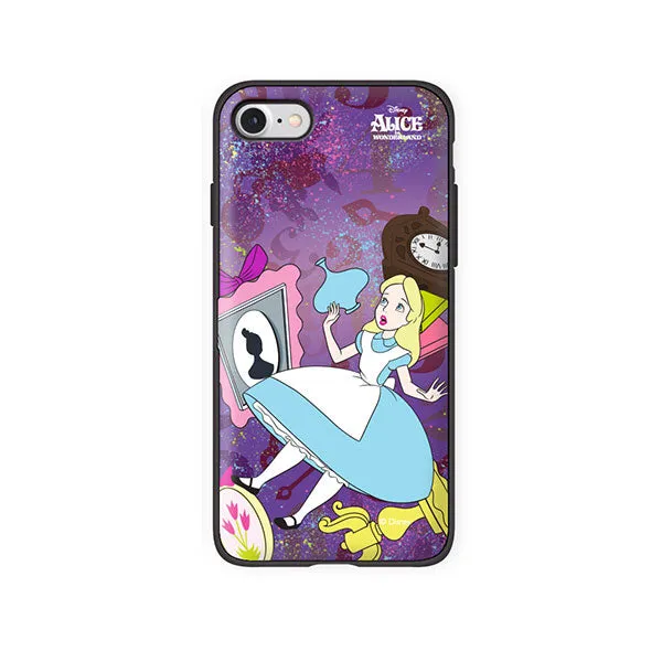 Disney Alice in Wonderland Time Travel Amazing Mirror Card iPhone Case