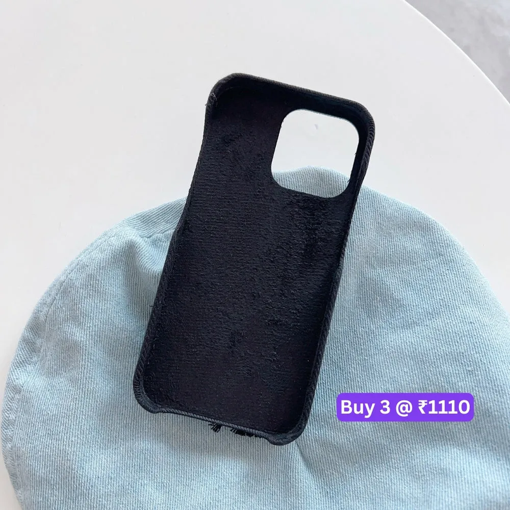 Distressed Denim Fashion Jeans Case - iPhone 13