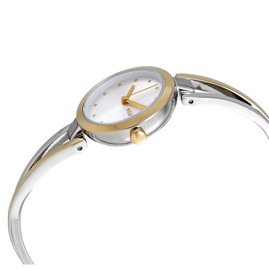 DKNY Crosswalk Quartz Silver Dial Two-tone Ladies Watch NY2790