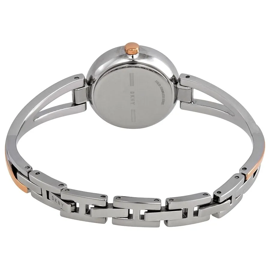 DKNY Crosswalk Quartz Silver Dial Two-tone Ladies Watch NY2791