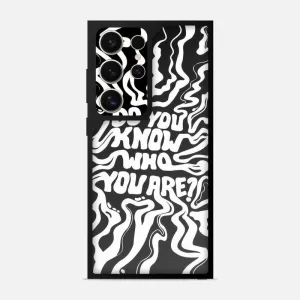 Do You Know Who U R Bumper Mobile Cover