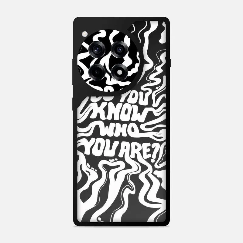 Do You Know Who U R Bumper Mobile Cover