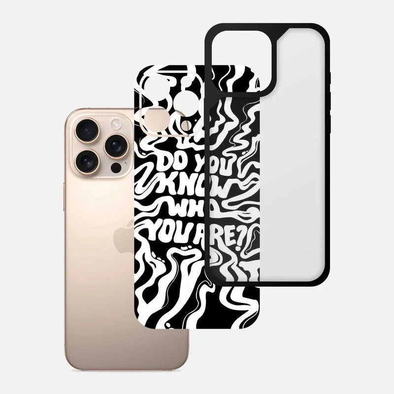Do You Know Who U R Bumper Mobile Cover