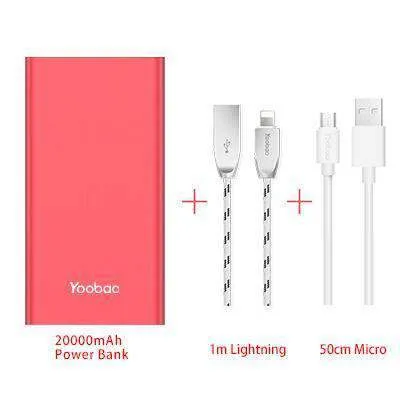 Dual Charge Power Bank 20,000 mAh
