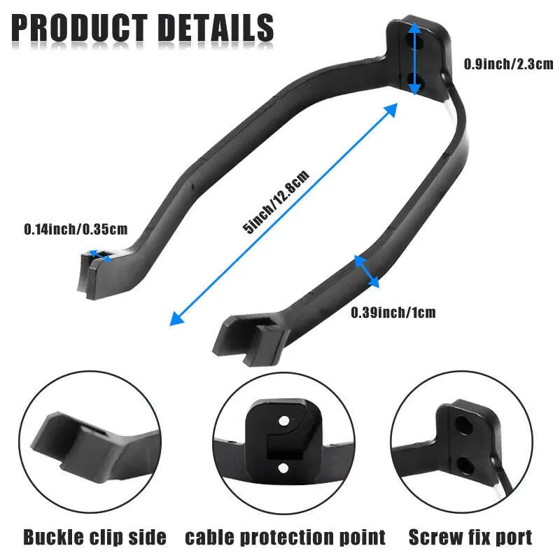 Durable Scooter Mudguard for Xiaomi Mijia M365 M187 1S Pro Electric Scooter Tire Splash Fender with Rear Taillight Back Guard