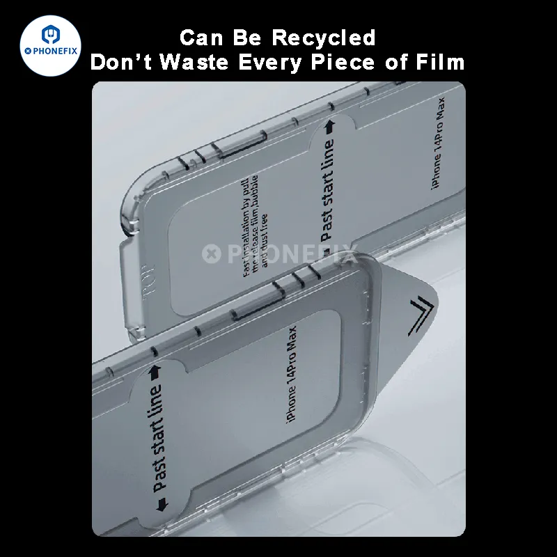 Dust-free Cabin Tempered Film Screen Protector For iPhone 12-15PM