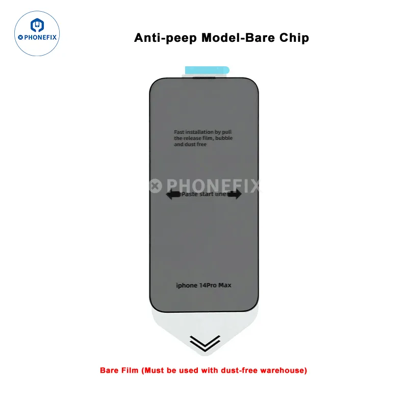 Dust-free Cabin Tempered Film Screen Protector For iPhone 12-15PM