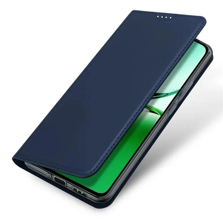 DUX DUCIS Skin Pro Faux Leather Wallet Flip Case for OPPO Reno12 F 4G / 5G - Blue