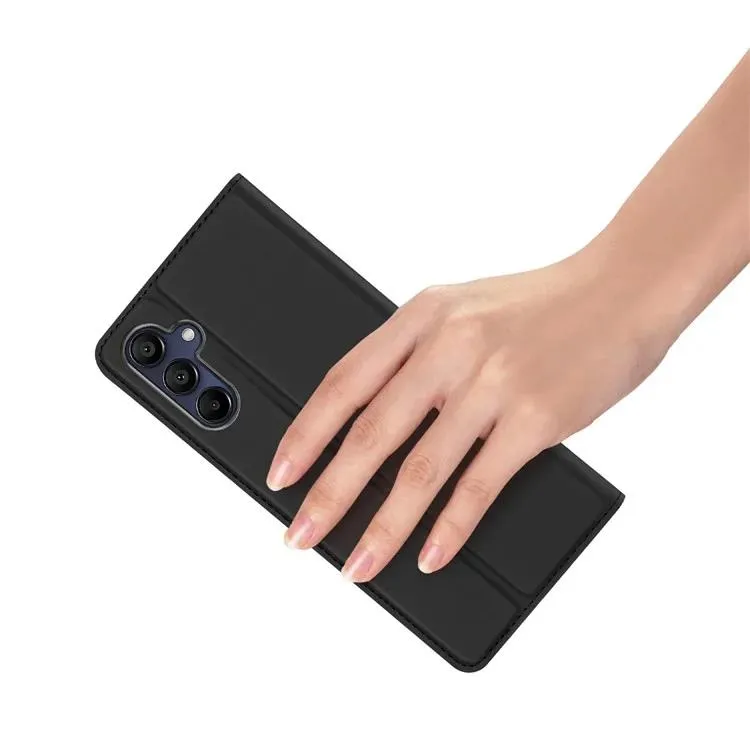 Dux Ducis Skin Pro Faux Leather Wallet Flip Case for Samsung Galaxy A16 5G - Black