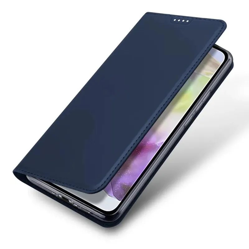 DUX DUCIS Skin Pro Faux Leather Wallet Flip Case for Samsung Galaxy A36 5G / A56 5G - Blue