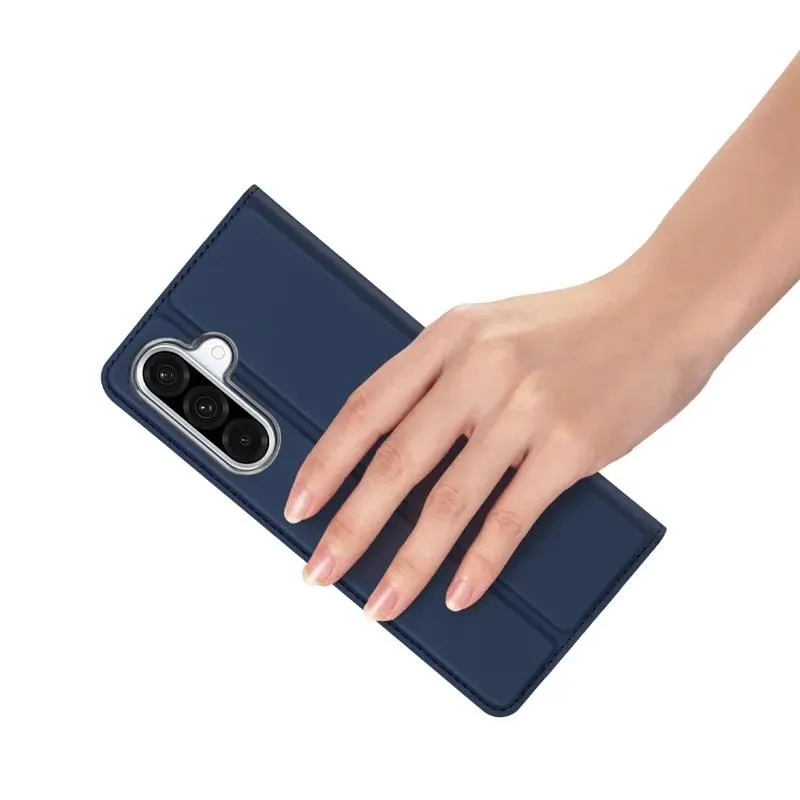 DUX DUCIS Skin Pro Faux Leather Wallet Flip Case for Samsung Galaxy A36 5G / A56 5G - Blue